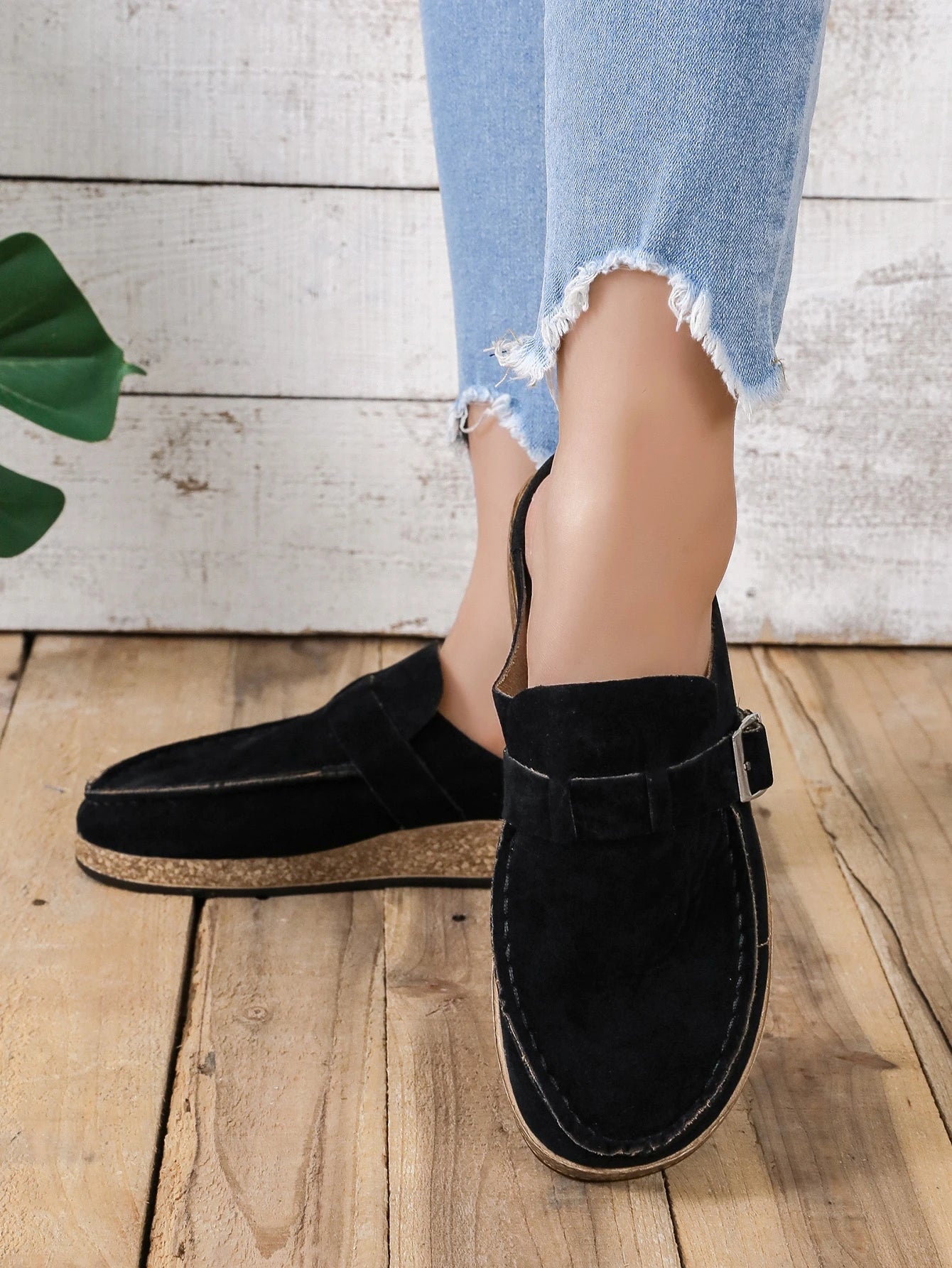 Evelyn Buckle Mules™