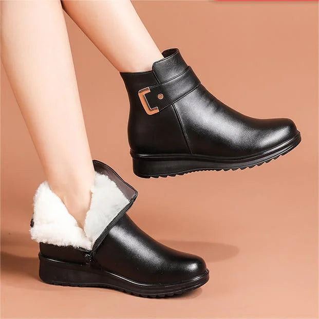 Orthopedic Buckle Leather Boots™