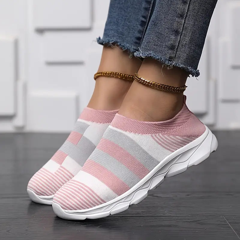 Striped Socks Slip On Trainer™