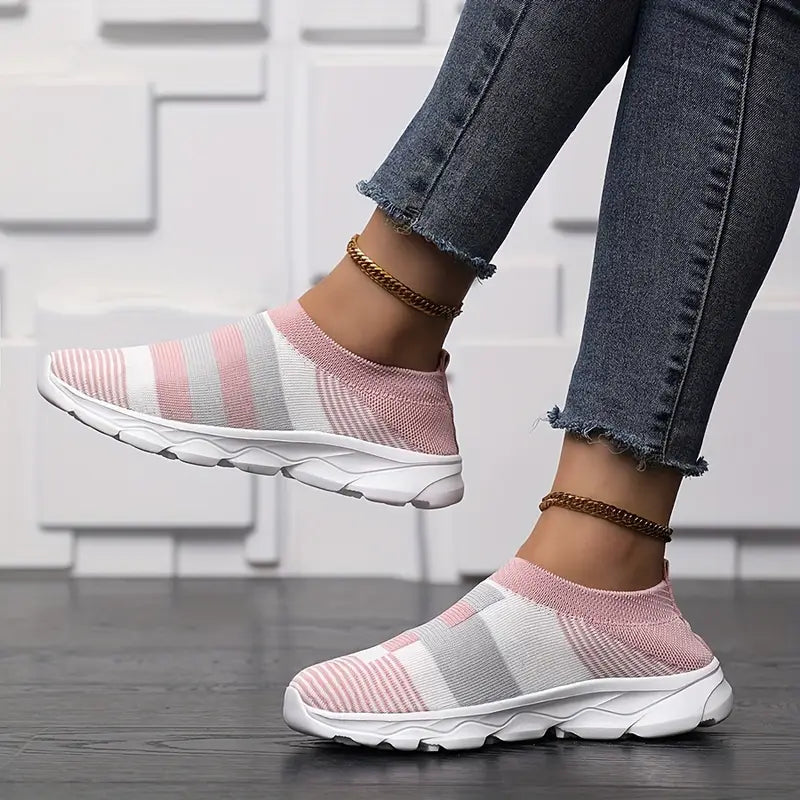 Striped Socks Slip On Trainer™