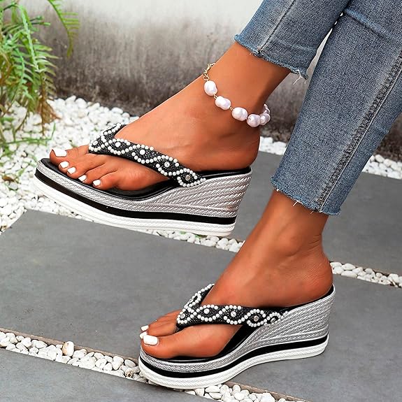 Marina Pearl Wedge Flipflops™