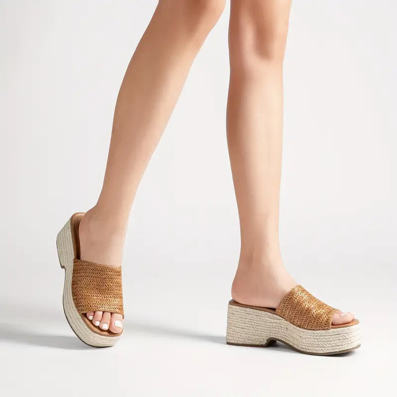 Esme Woven Platform Sandals™