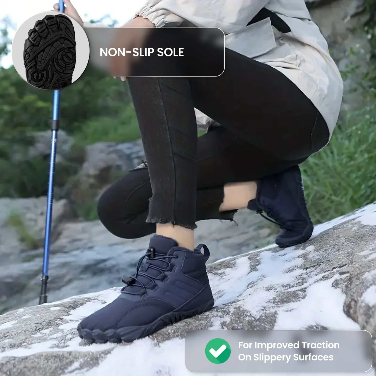 Waterproof Winter Barefoot Hiking Boots™
