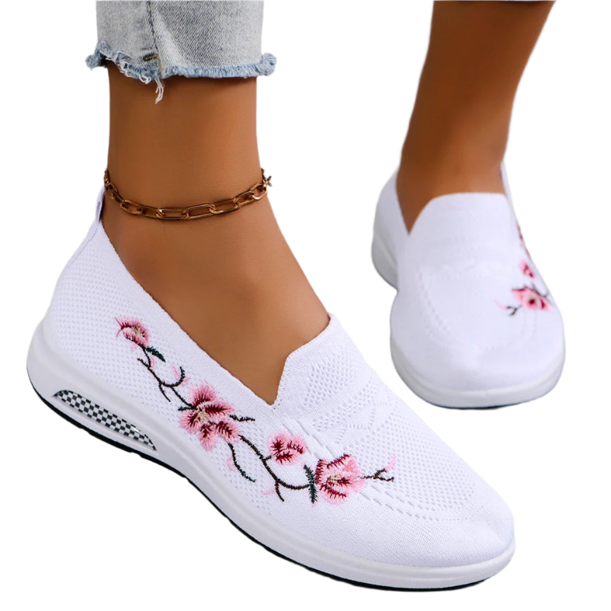 Spring Blossom Floral Slip On Shoes™