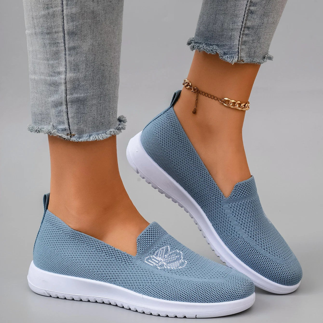 Petal Mesh Slip On Trainers™