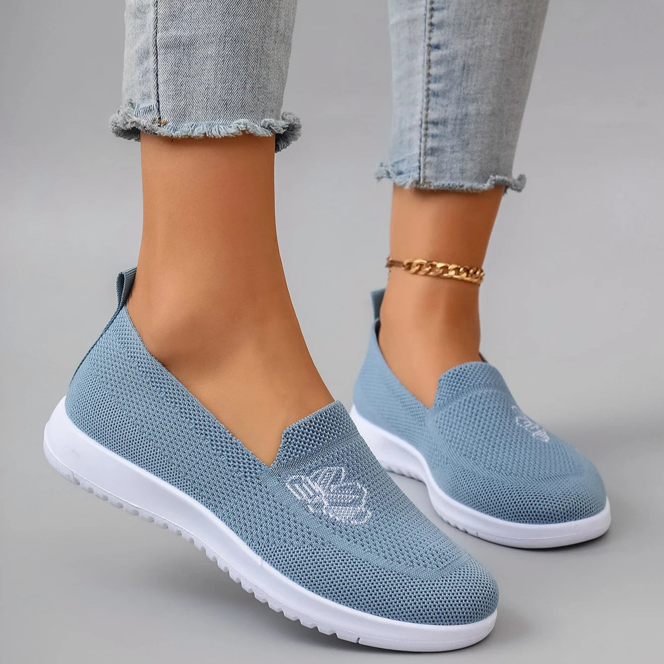 Petal Mesh Slip On Trainers™