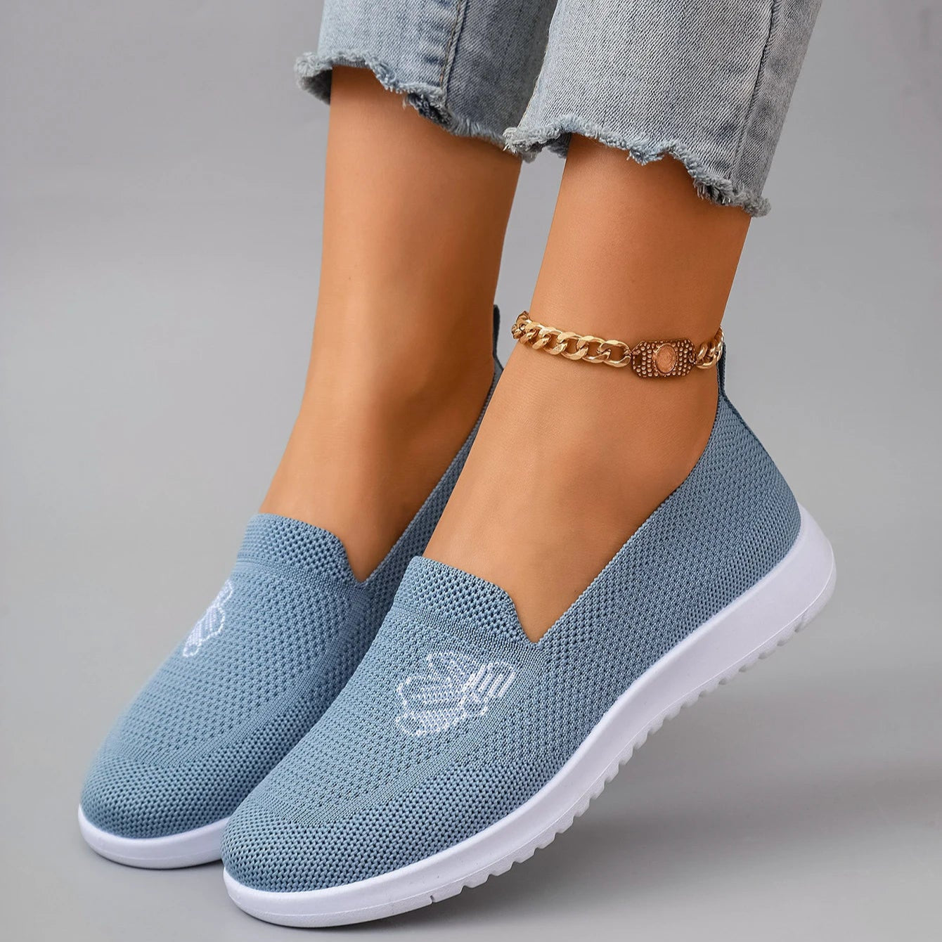 Petal Mesh Slip On Trainers™