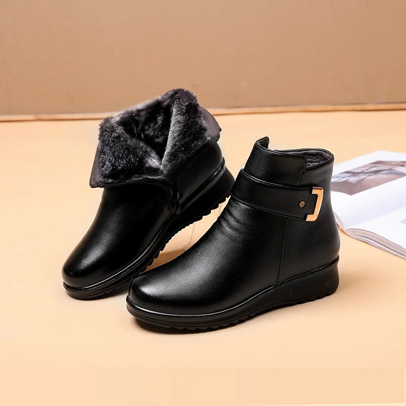Orthopedic Buckle Leather Boots™