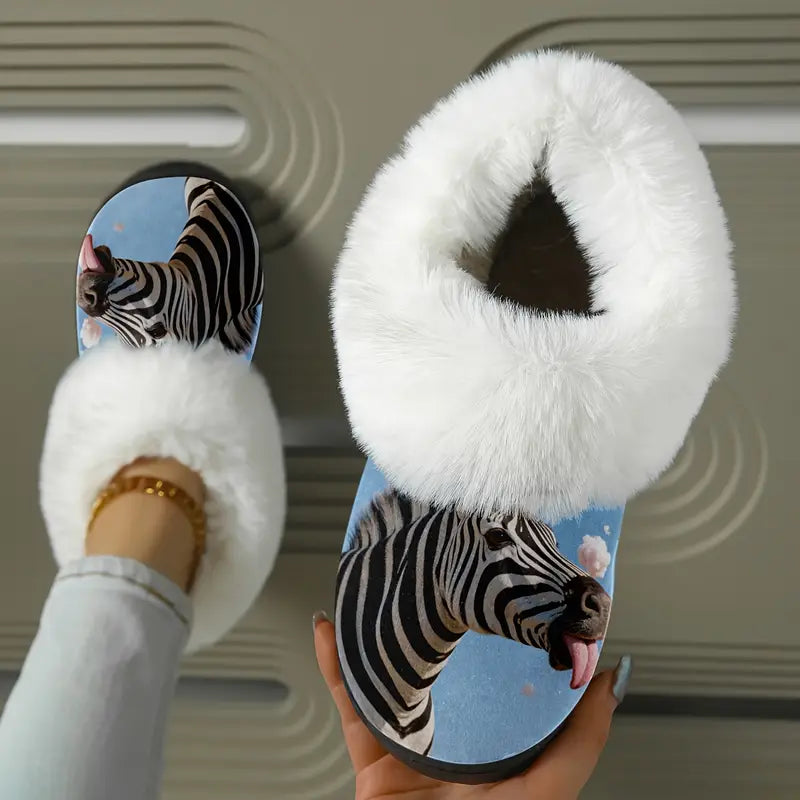 Zebra Cozy Slippers™