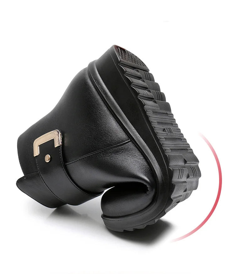 Orthopedic Buckle Leather Boots™