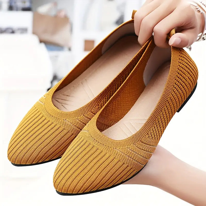 Hazel Stretch Knit Flats™
