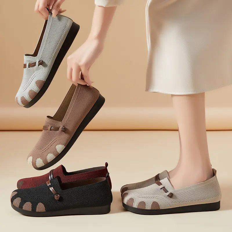 Tabitha Knit Toe Flats™