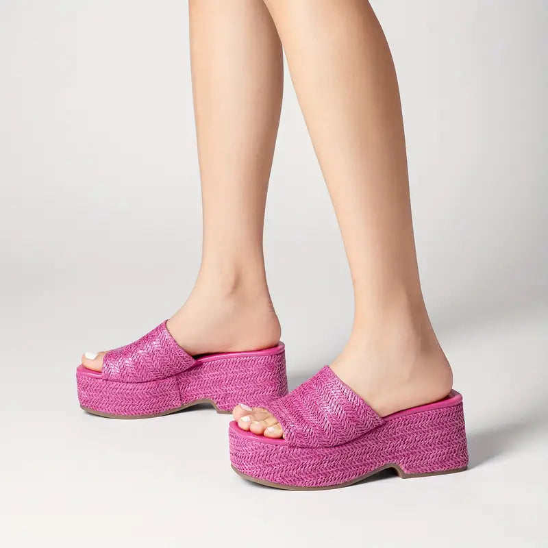 Esme Woven Platform Sandals™