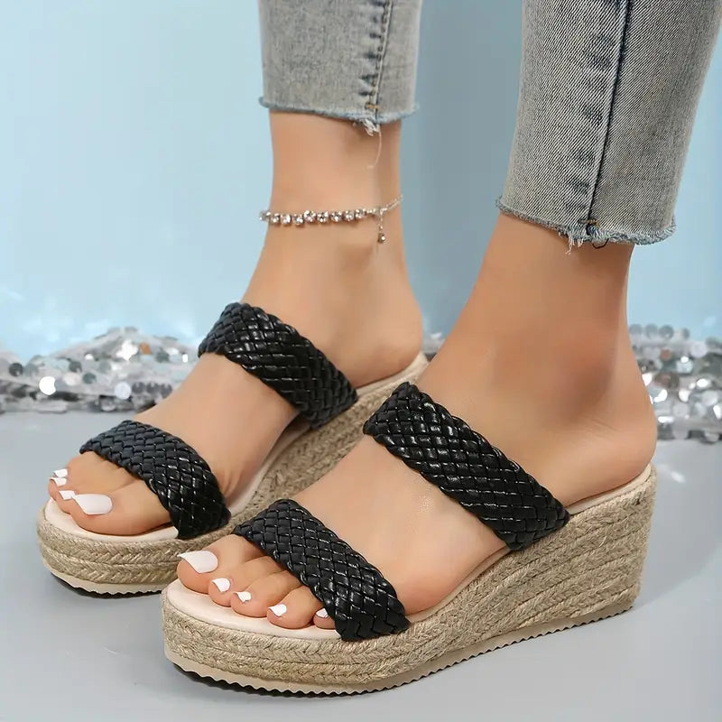 Double Strap Wedge Sandals™