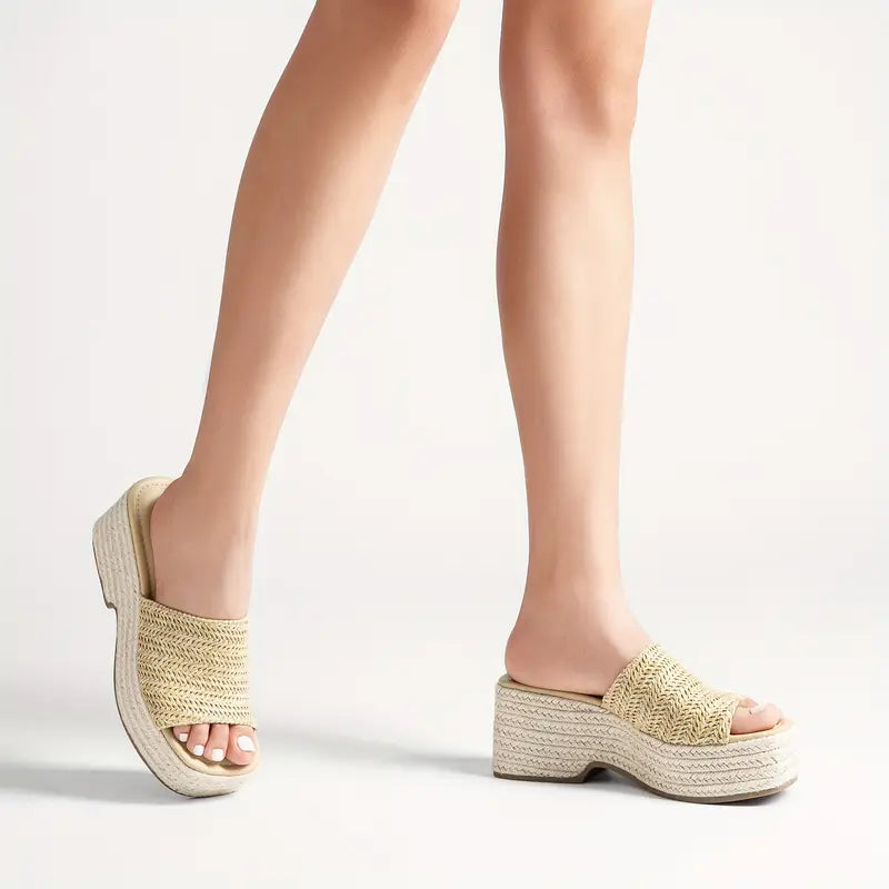 Esme Woven Platform Sandals™