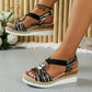 Boho Straps Wedge Sandals™