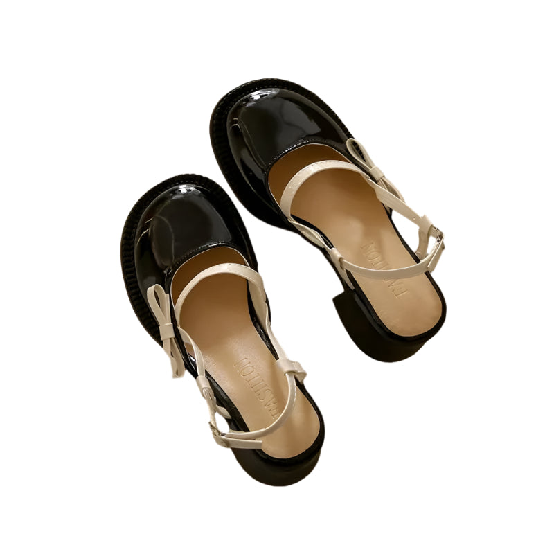 Bianca Gloss Bow Sandals™