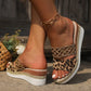 Fierce Leopard Wedge Sandals™