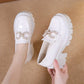 Pearl Chain Glossy Loafers™