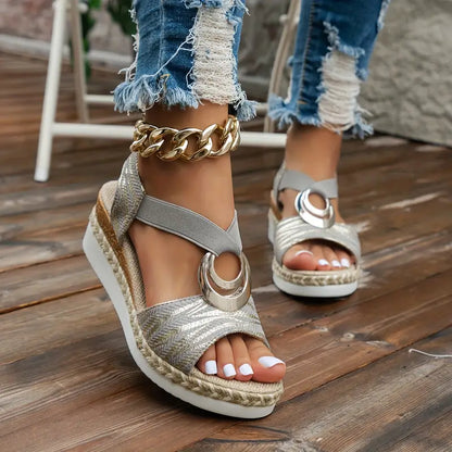 Boho Straps Wedge Sandals™