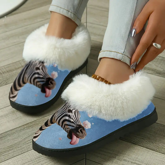 Zebra Cozy Slippers™