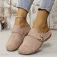 Golden Buckle Comfort Mules™