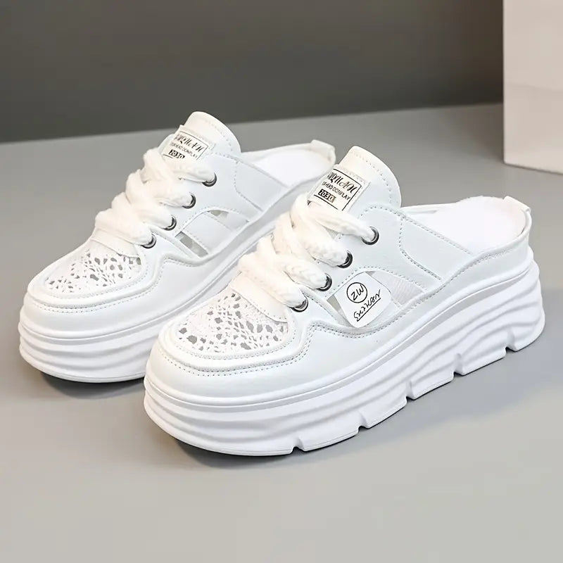 White Backless Shoes™