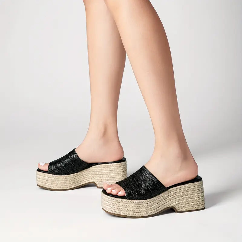 Esme Woven Platform Sandals™