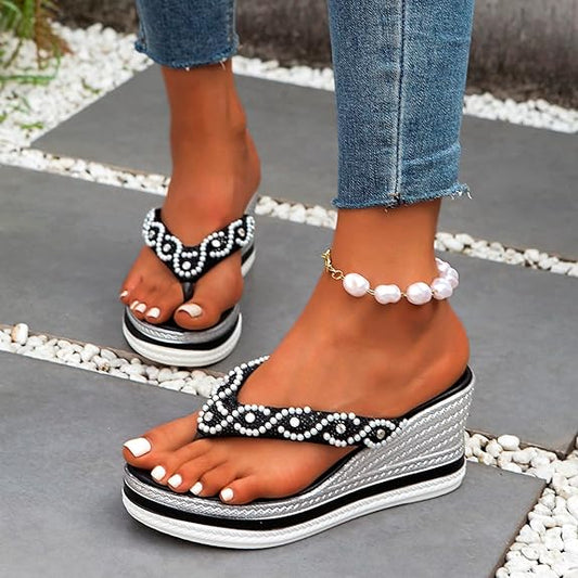 Marina Pearl Wedge Flipflops™