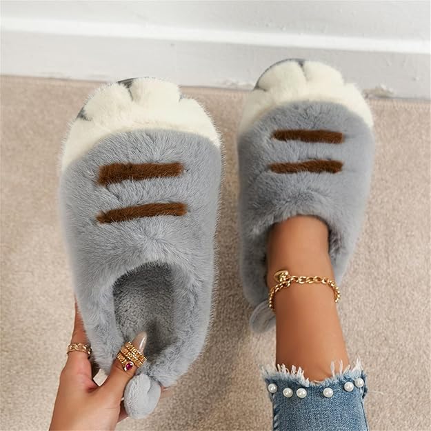 Cat Paw Plush Slippers™