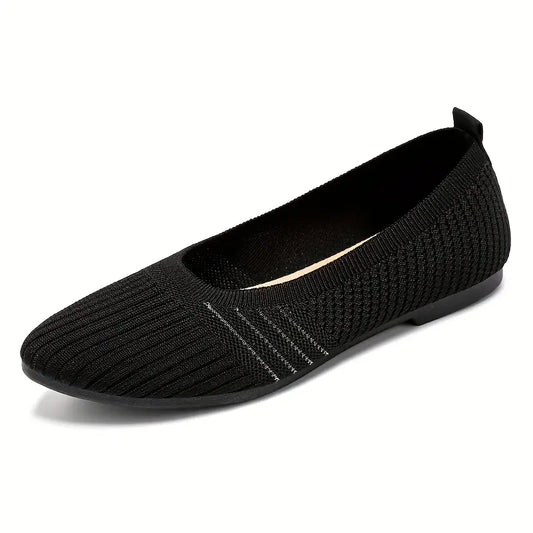 Hazel Stretch Knit Flats™