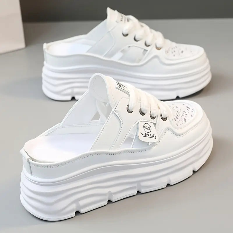 White Backless Shoes™