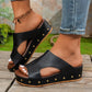 Elegant Studded Wedge Sandals™