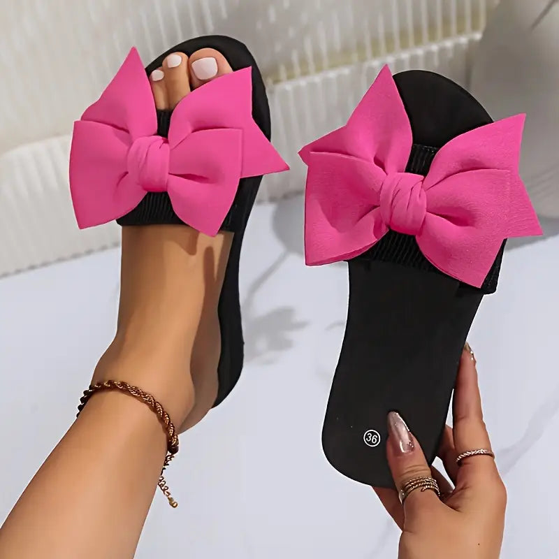 Lola Pink Bow Slides™
