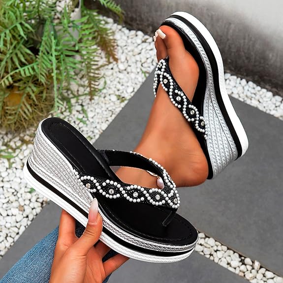 Marina Pearl Wedge Flipflops™
