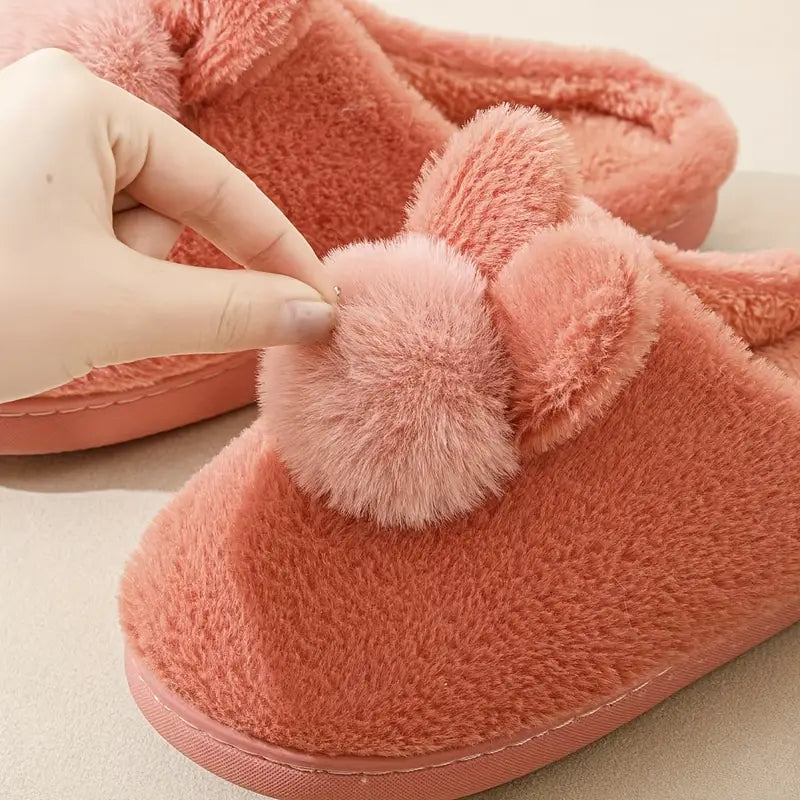 Bunny Pompom Slippers™
