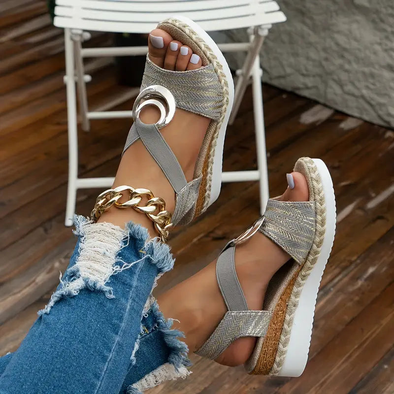 Boho Straps Wedge Sandals™