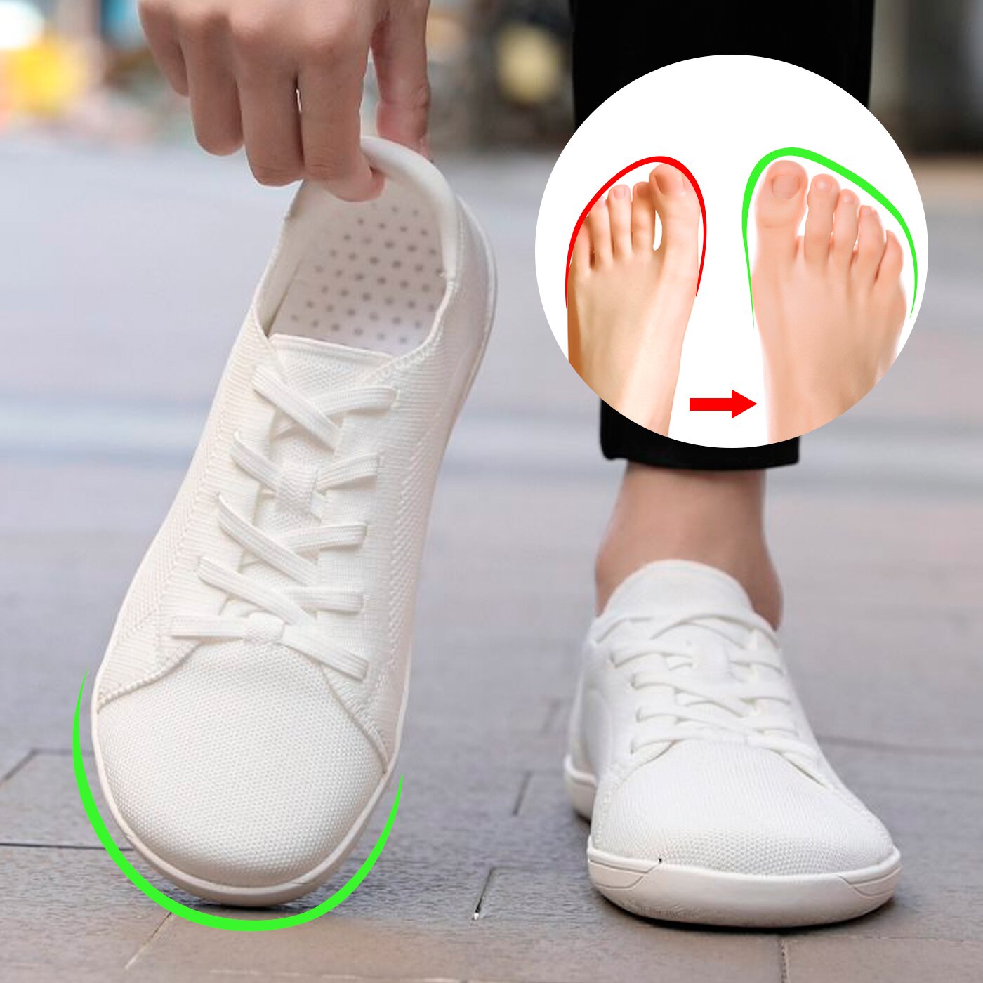 Claudette Wide Toe Box Sneakers™