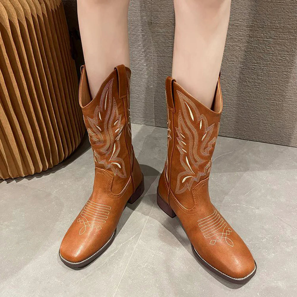 Canyon Leather Western Boots For Women™