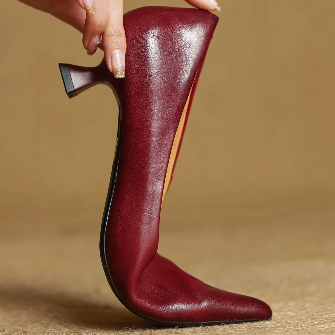 Kitten Leather Heels™