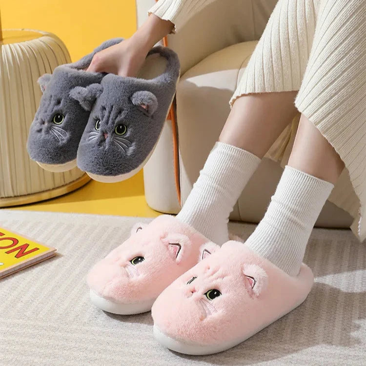 Cat Fuzzy Cloud Slippers™