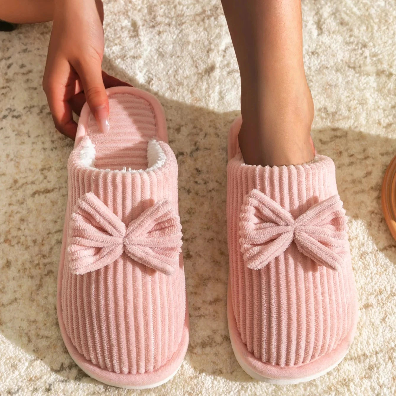 Bow Warm Slippers™