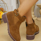 Rustic Charm Ankle Suede Boots™