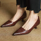 Kitten Leather Heels™
