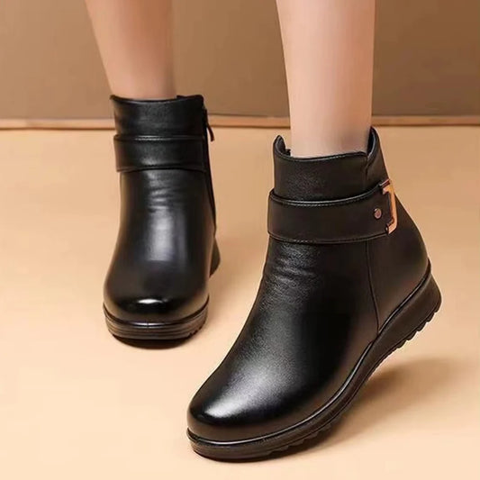Orthopedic Buckle Leather Boots™