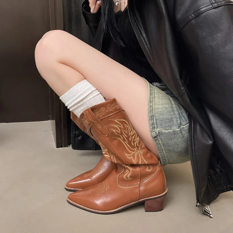 Canyon Leather Western Boots For Women™