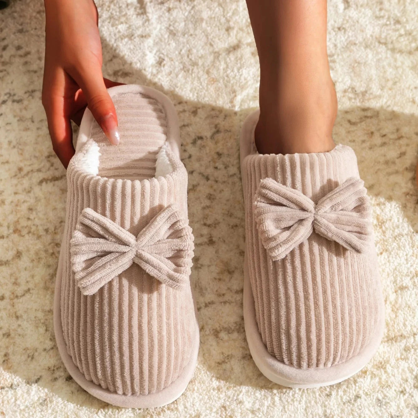 Bow Warm Slippers™