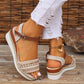 Braided Straps Wedge Sandals™