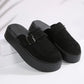 Midnight Buckle Platform Mules™