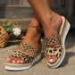 Fierce Leopard Wedge Sandals™